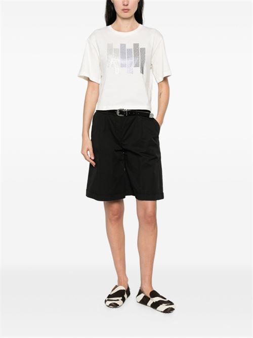 T-shirt donna Emme Marella bianca con stampa EMME Marella | TESSILE001